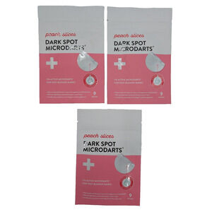 Peach Slices Dark Spot Microdarts, 9 Transparent Patches Each New Lot of 3
